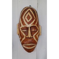 Mask Face Ljusbrun 25cm